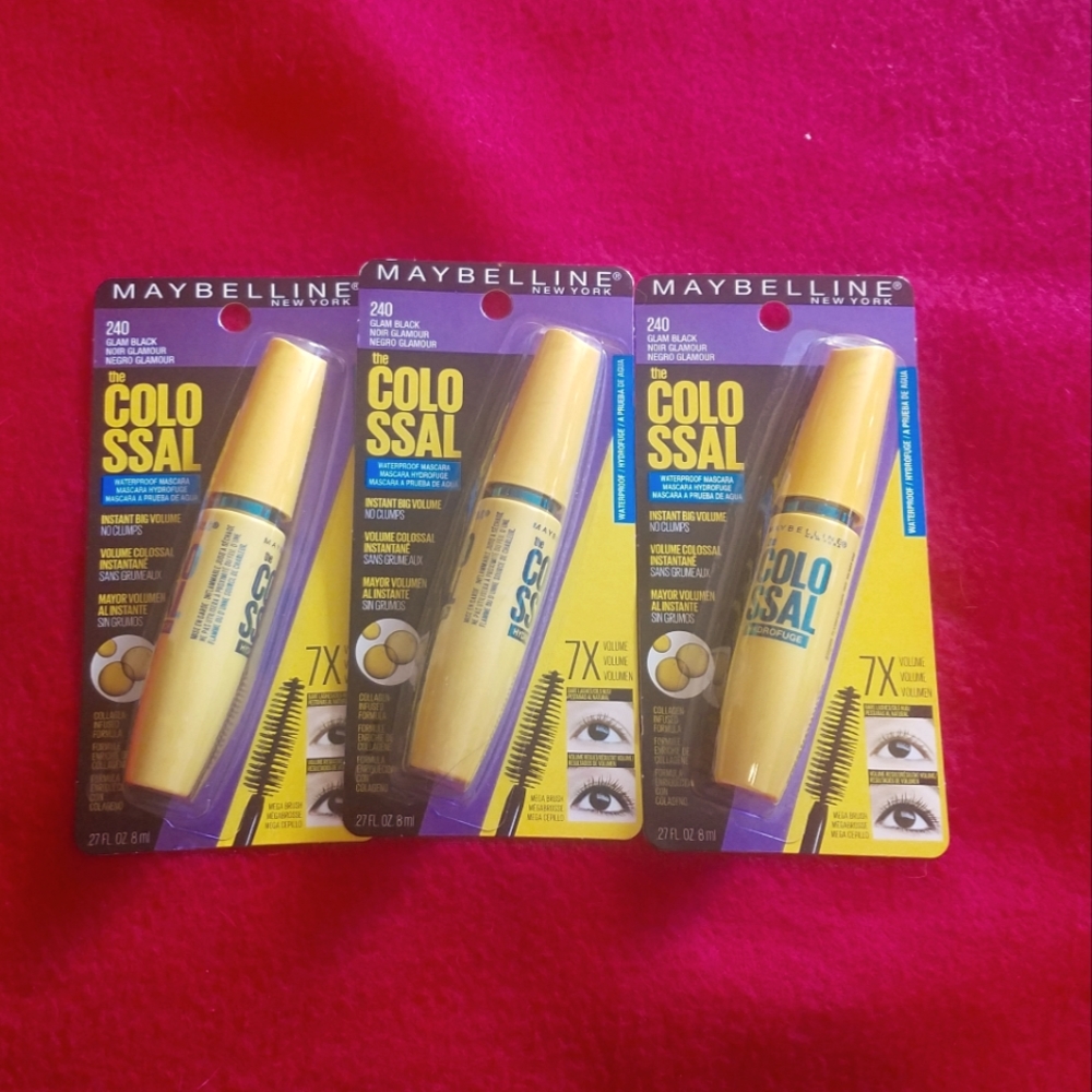 Maybelline The Colossal Mascara Set of 3 Glam Black